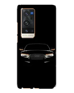 Чохол для Vivo X60 Pro Plus з картинкою «Audi — нічний контур»
