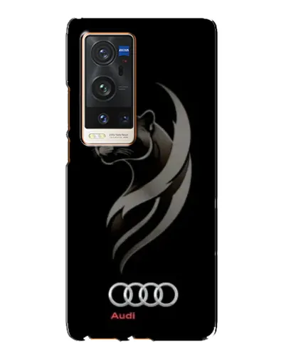 Чохол для Vivo X60 Pro Plus з картинкою «Графіка — пантера та Audi»