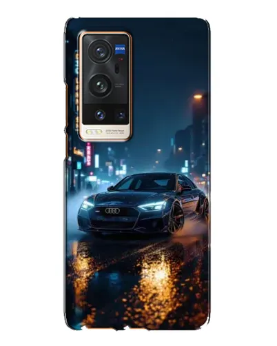 Чохол для Vivo X60 Pro Plus з картинкою «Нічне місто та Audi»