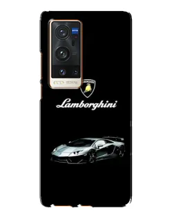 Чохол для Vivo X60 Pro Plus з картинкою «Логотип Lamborghini класика»
