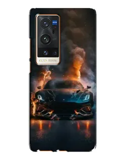 Чохол для Vivo X60 Pro Plus з картинкою «Lamborghini димна естетика»