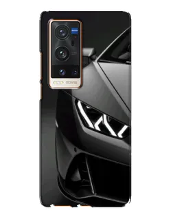 Чохол для Vivo X60 Pro Plus з картинкою «Lamborghini фари деталізація»