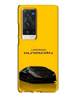Чохол для Vivo X60 Pro Plus з картинкою «Lamborghini Huracan чорний»