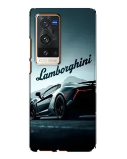 Чохол для Vivo X60 Pro Plus з картинкою «Класичний Lamborghini надпис»