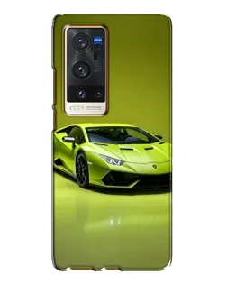 Чохол для Vivo X60 Pro Plus з картинкою «Салатовий Lamborghini Huracan»