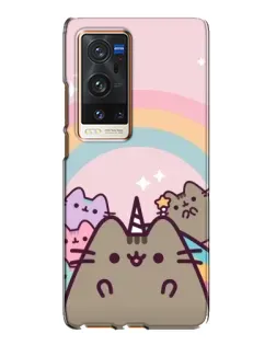 Чехол для Vivo X60 Pro Plus с картинкой «Единорог Pusheen»