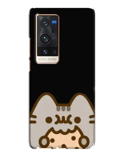 Чехол для Vivo X60 Pro Plus с картинкой «Пушин на черном»