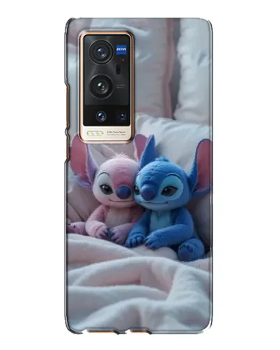 Чехол для Vivo X60 Pro Plus с картинкой «Плюшевые Стич Ангел» Чехол для Vivo X60 Pro Plus с картинкой «Плюшевые Стич Ангел»