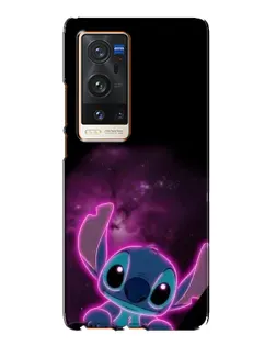 Чехол для Vivo X60 Pro Plus с картинкой «Неоновый Stitch»