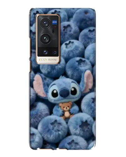 Чехол для Vivo X60 Pro Plus с картинкой «Стич и голубика» Чехол для Vivo X60 Pro Plus с картинкой «Стич и голубика»