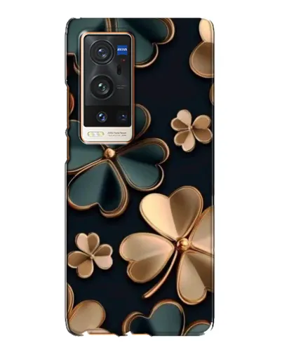 Чехол для Vivo X60 Pro Plus с картинкой «Клевер в золоте»
