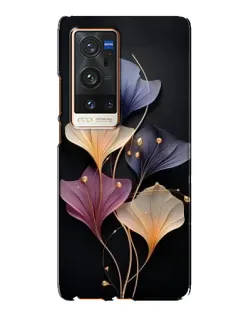 Чехол для Vivo X60 Pro Plus с картинкой «Лиловые цветы грации»