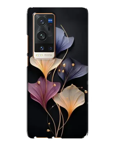 Чехол для Vivo X60 Pro Plus с картинкой «Лиловые цветы грации»