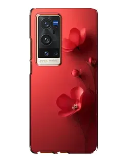 Чехол для Vivo X60 Pro Plus с картинкой «Маковые соцветия»