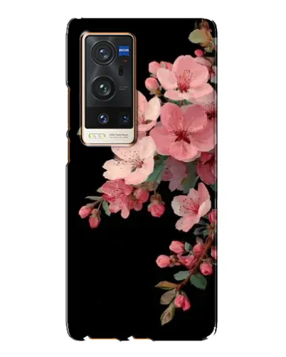 Чехол для Vivo X60 Pro Plus с картинкой «Розовая ветка сакуры»