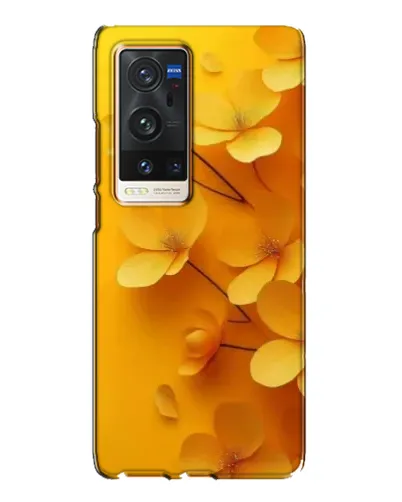 Чехол для Vivo X60 Pro Plus с картинкой «Золотые лепестки»