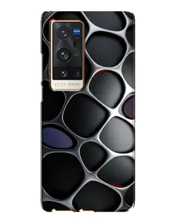 Чохол для Vivo X60 Pro Plus з картинкою «Об'ємна темна решітка»