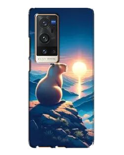 Чохол для Vivo X60 Pro Plus з картинкою «Захід сонця з капібарою» Чохол для Vivo X60 Pro Plus з картинкою «Захід сонця з капібарою»