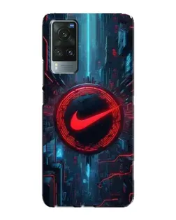 Чехол для Vivo X60 Pro с картинкой «Техногенный стиль Nike»