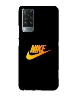 Чехол для Vivo X60 Pro с картинкой «Золотой логотип Nike»