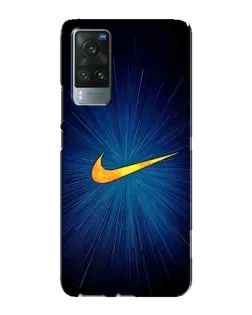 Чохол для Vivo X60 Pro з картинкою «Синій пульс Nike»