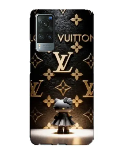 Чехол для Vivo X60 Pro с картинкой «Монограмма с фигурой»