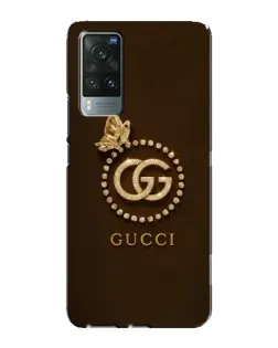 Чехол для Vivo X60 Pro с картинкой «Gucci — золотая бабочка»