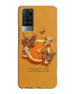 Чохол для Vivo X60 Pro з картинкою «Gucci — золоті метелики» Чохол для Vivo X60 Pro з картинкою «Gucci — золоті метелики»