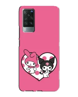 Чехол для Vivo X60 Pro с картинкой «Kuromi и My Melody» Чехол для Vivo X60 Pro с картинкой «Kuromi и My Melody»