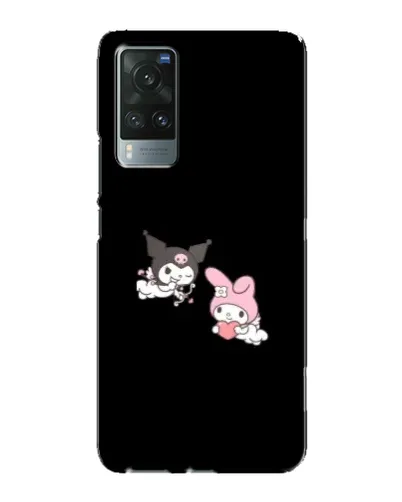 Чехол для Vivo X60 Pro с картинкой «My Melody и Kuromi»