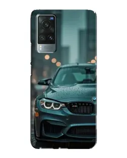 Чохол для Vivo X60 Pro з картинкою «BMW у вогнях міста»