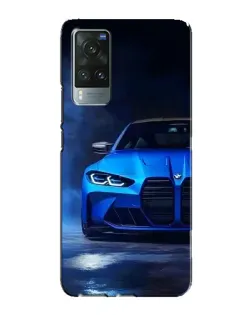Чохол для Vivo X60 Pro з картинкою «Блакитна BMW M4»