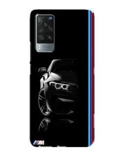 Чохол для Vivo X60 Pro з картинкою «Силует BMW в темряві»