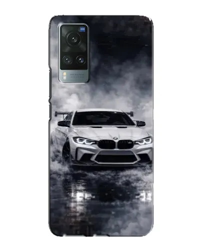 Чохол для Vivo X60 Pro з картинкою «BMW крізь туман»