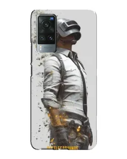 Чехол для Vivo X60 Pro с картинкой «PUBG — боец в пыли»