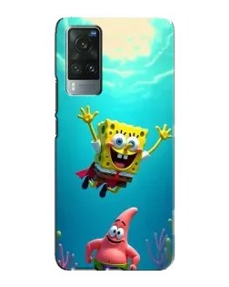 Чохол для Vivo X60 Pro з картинкою «Спанч Боб під водою»