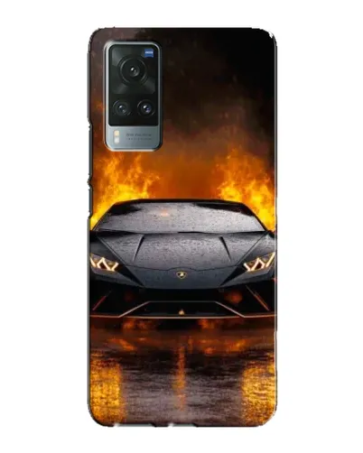 Чехол для Vivo X60 Pro с картинкой «Lamborghini в огне» Чехол для Vivo X60 Pro с картинкой «Lamborghini в огне»