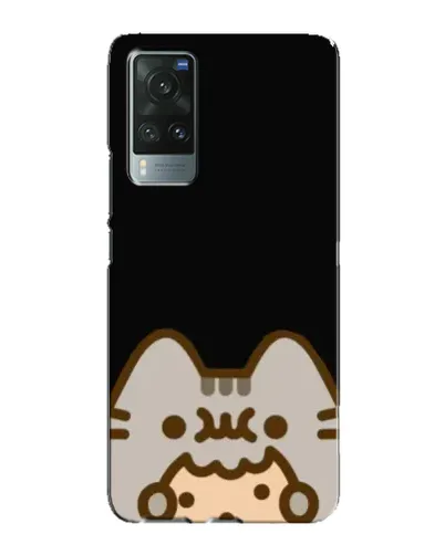 Чохол для Vivo X60 Pro з картинкою «Пушин на чорному»