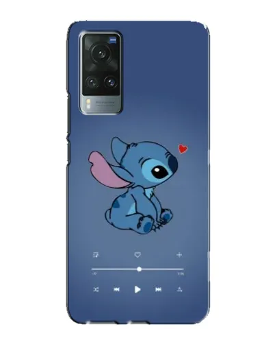 Чехол для Vivo X60 Pro с картинкой «Музыкальный Stitch»