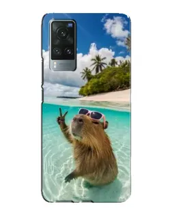 Чохол для Vivo X60 Pro з картинкою «Капібара на морі» Чохол для Vivo X60 Pro з картинкою «Капібара на морі»