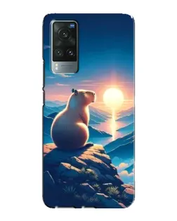 Чохол для Vivo X60 Pro з картинкою «Захід сонця з капібарою» Чохол для Vivo X60 Pro з картинкою «Захід сонця з капібарою»