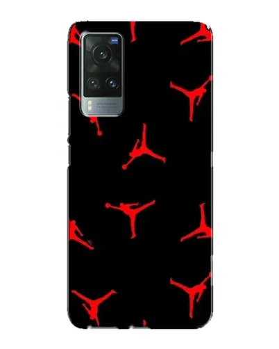 Чохол для Vivo X60 з картинкою «Jordan Red Pattern»