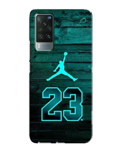 Чохол для Vivo X60 з картинкою «Jordan Cyan 23»