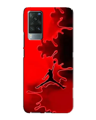 Чохол для Vivo X60 з картинкою «Jordan Red Smoke»