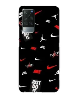 Чохол для Vivo X60 з картинкою «Nike Mix Pattern»