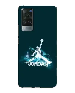 Чохол для Vivo X60 з картинкою «Jordan Blue Fire»
