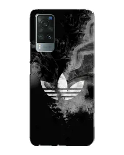 Чехол для Vivo X60 с картинкой «Абстрактный дым Adidas»