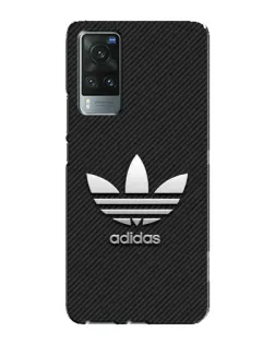 Чехол для Vivo X60 с картинкой «Adidas Карбоновая текстура»