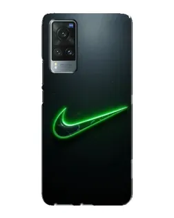 Чохол для Vivo X60 з картинкою «Неоновий контур Nike»