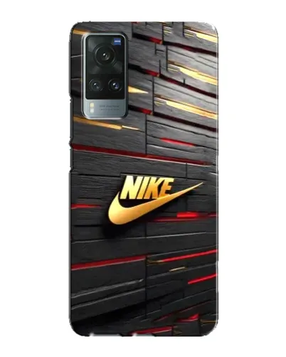 Чехол для Vivo X60 с картинкой «Золотой Nike на металле» Чехол для Vivo X60 с картинкой «Золотой Nike на металле»